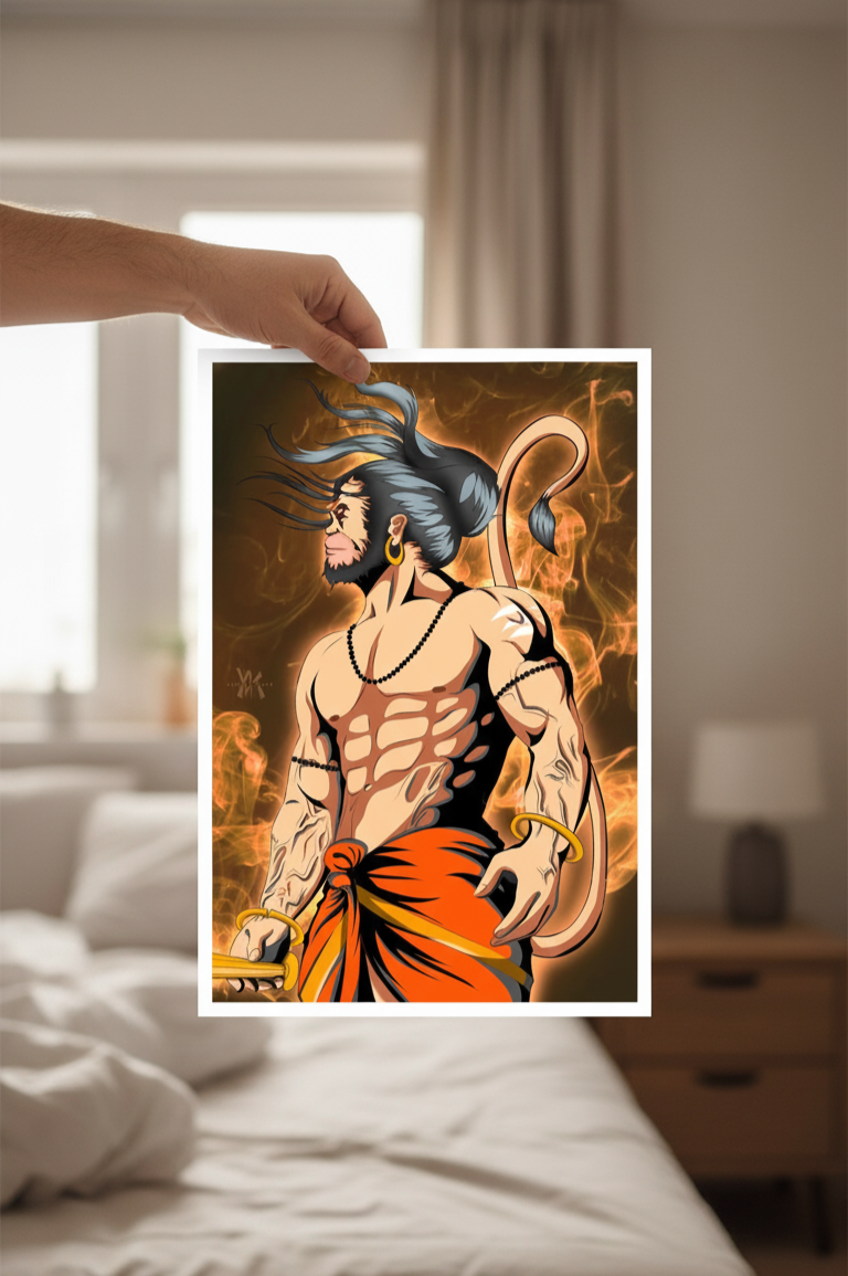 Lord Hanuman Wall poster