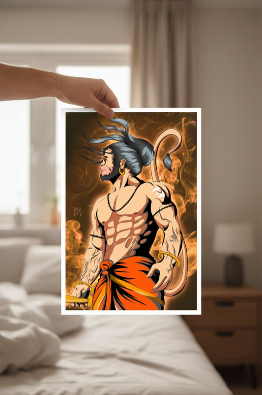 Lord Hanuman Wall poster