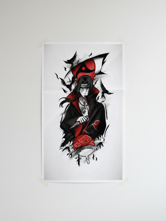 Itachi Uchiha wall poster | Naruto anime