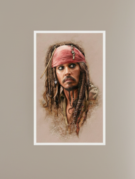 Jack sparrow wall poster | Johnny Depp