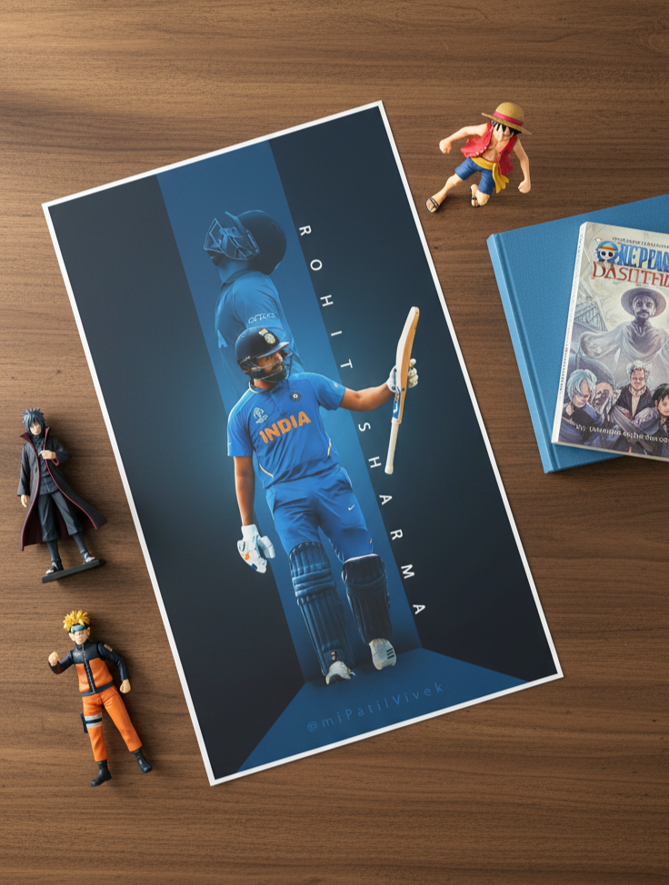 Rohit sharma Wall poster