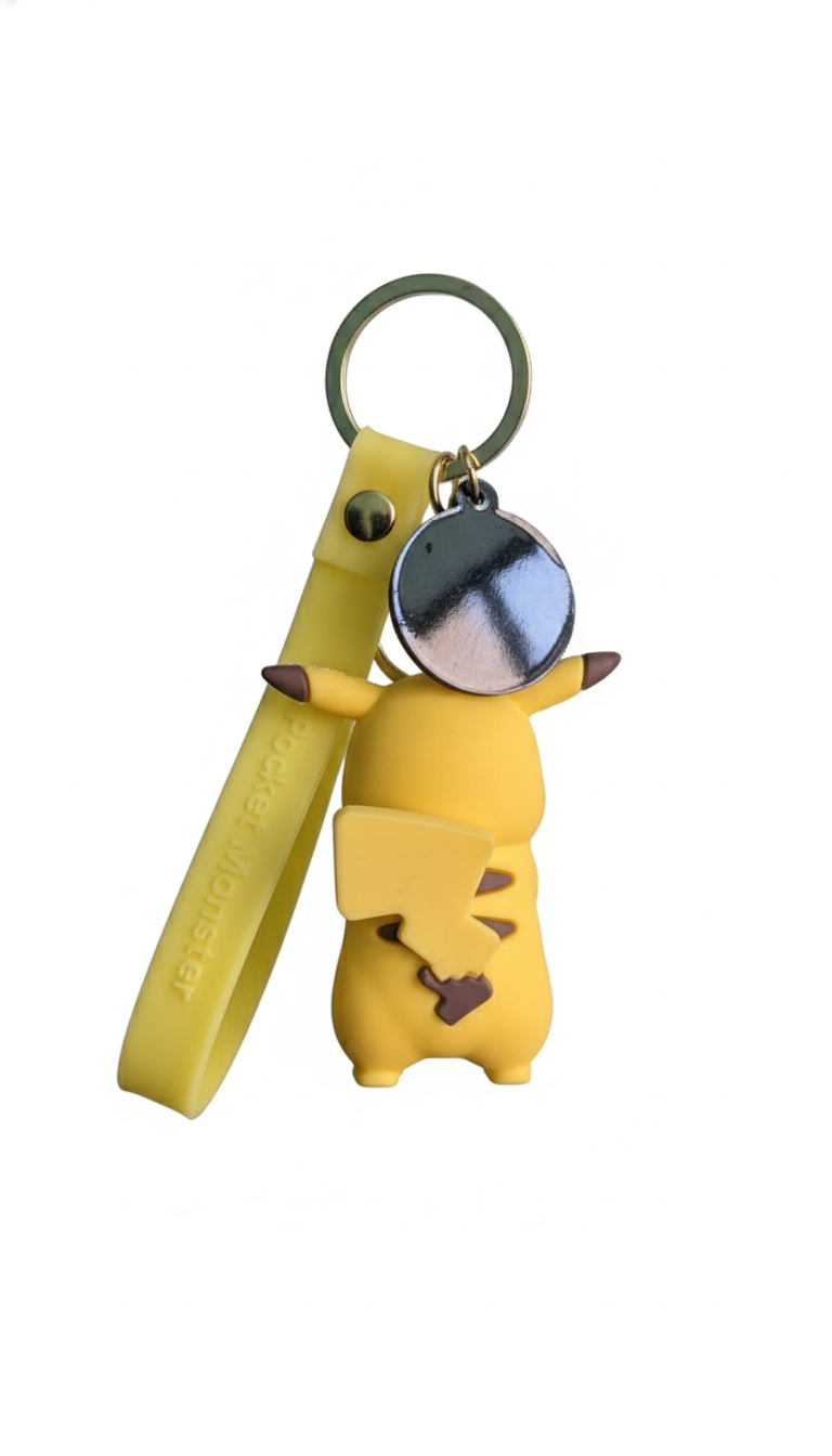 Cute Pikachu 3D pokemon keychain