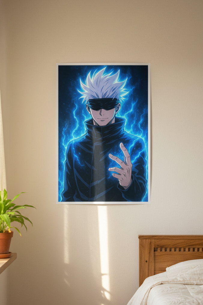 Gojo satoru wall poster
