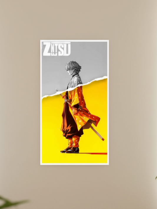 Zenitsu poster | Demon Slayer anime