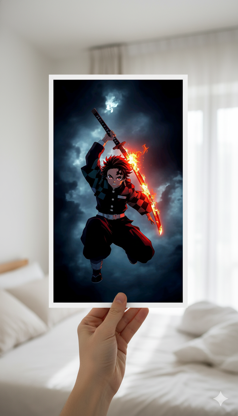 Tanjiro Kamada wall poster