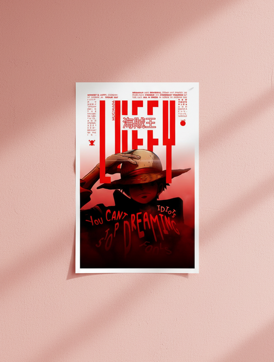 Monkey D. Luffy Wall poster Home decortion